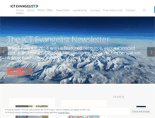 Tablet Screenshot of ictevangelist.com